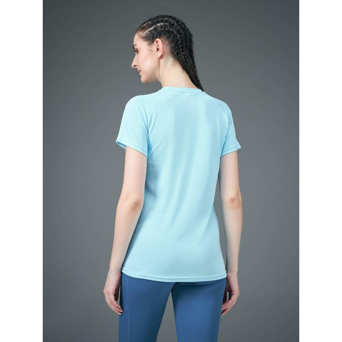 Technosport Women Blue Raglan Sleeve Slim Fit Top-women-clothing-sportswearandactivewear-tshirtsandvests-image-3