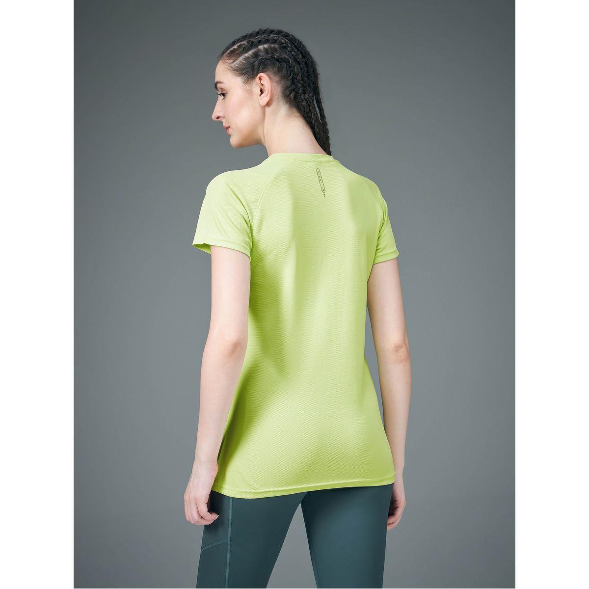 Technosport Women Green Marble Print T-Shirt-women-clothing-sportswearandactivewear-tshirtsandvests-image-3
