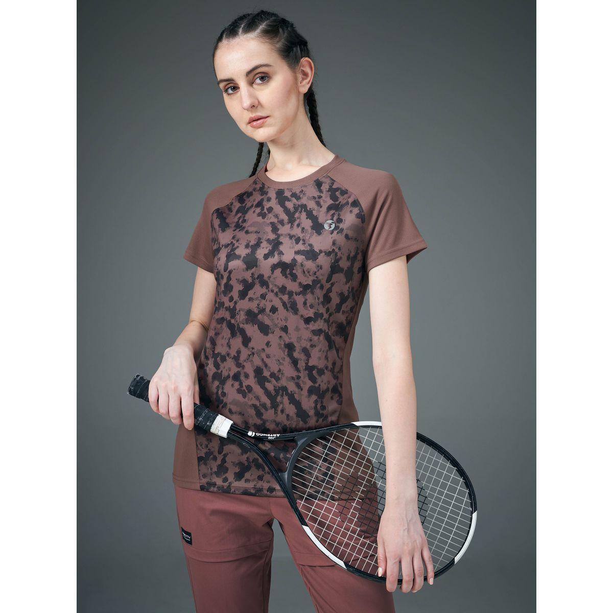 Technosport Graphic Print Raglan Sleeve Top-women-clothing-sportswearandactivewear-tshirtsandvests-image-1