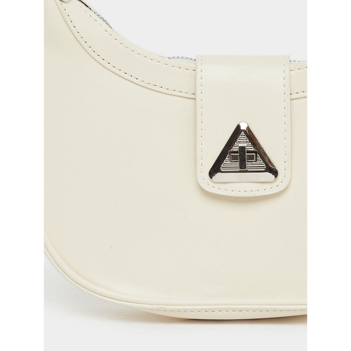 Styli Triangle Metal Shoulder Bag with Zip Closure-women-bagsandwallets-handbags-image-2