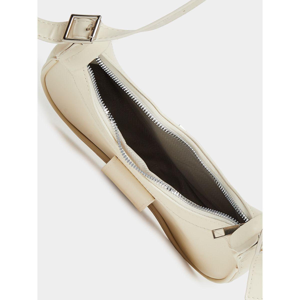 Styli Triangle Metal Shoulder Bag with Zip Closure-women-bagsandwallets-handbags-image-4