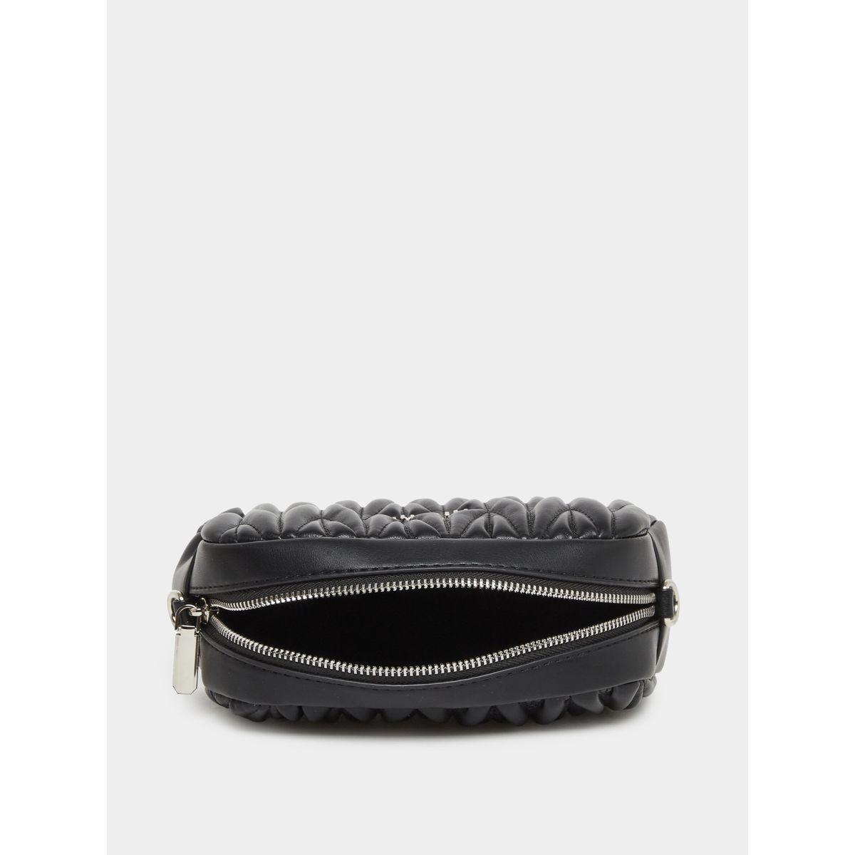 Styli Textured Quilted Crossbody Bag with Chain Strap-women-bagsandwallets-handbags-image-5