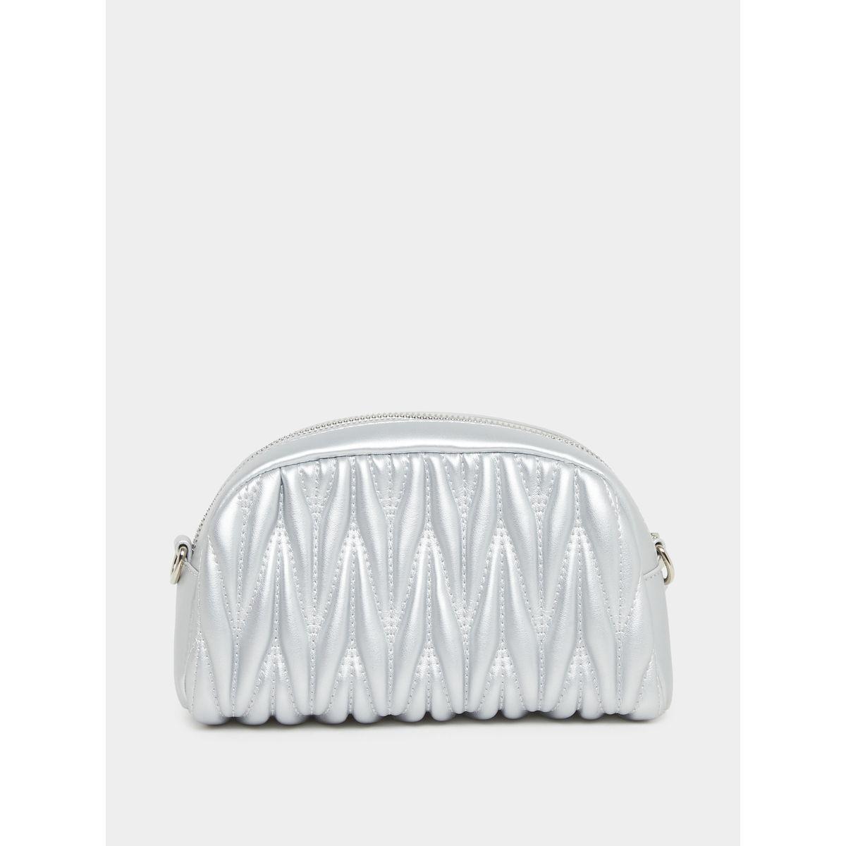 Styli Textured Quilted Crossbody Bag with Chain Strap-women-bagsandwallets-handbags-image-3