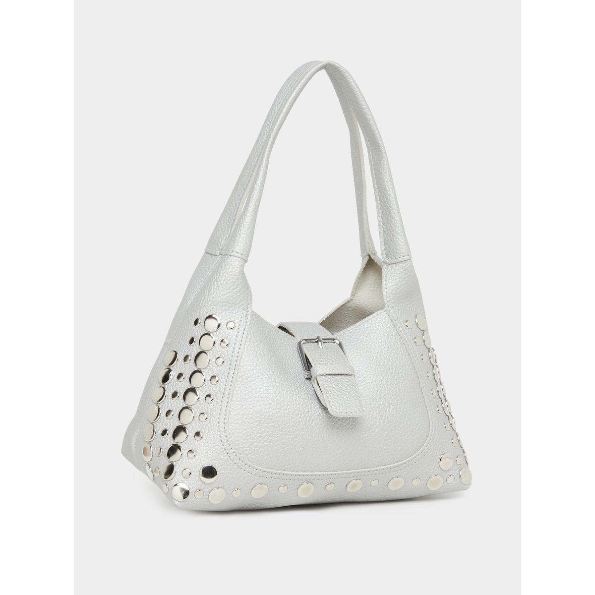 Styli Studded Shoulder Bag with Buckle Detail-women-bagsandwallets-handbags-image-1