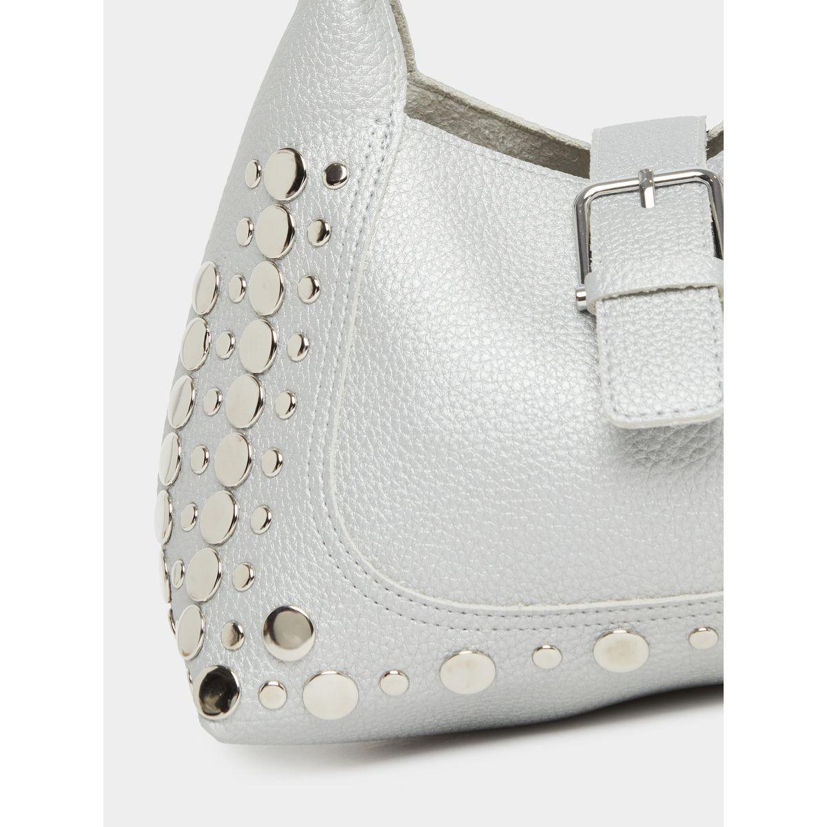Styli Studded Shoulder Bag with Buckle Detail-women-bagsandwallets-handbags-image-2
