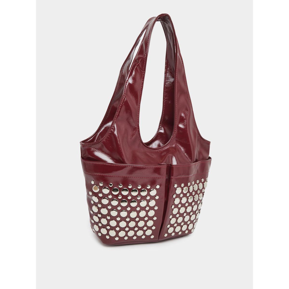 Styli Studded Leather Shoulder Bag-women-bagsandwallets-handbags-image-1
