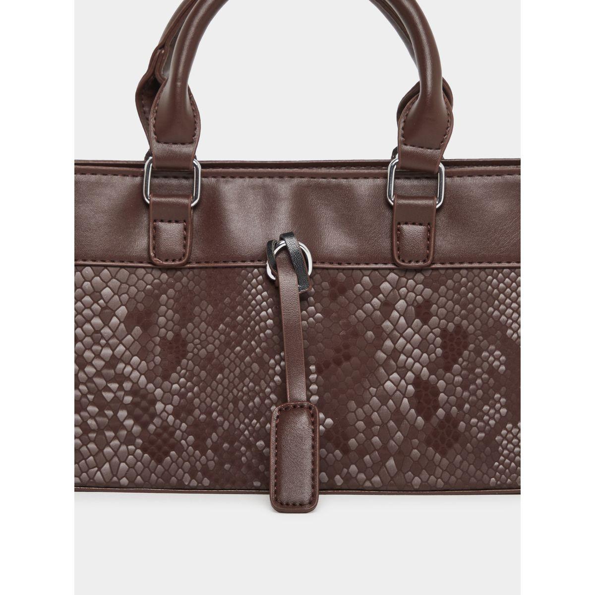 شنطة يد بجلد ثعبان ومقبض مزدوج-women-bagsandwallets-handbags-image-2