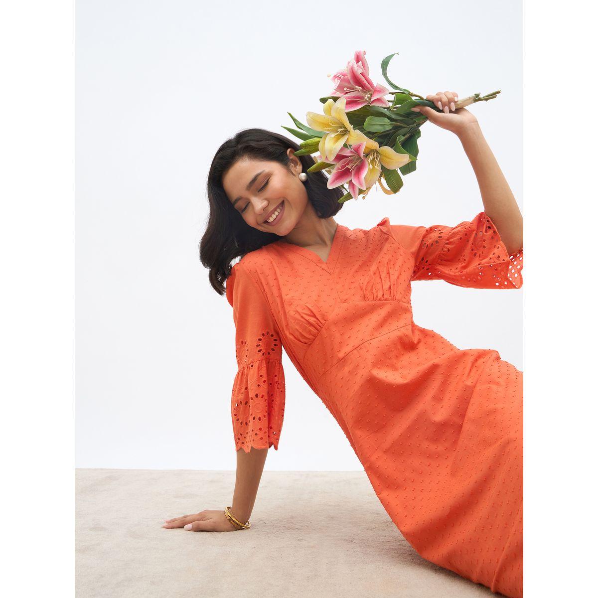 فستان طويل بنسيج شيفلي-women-clothing-dresses-image-6