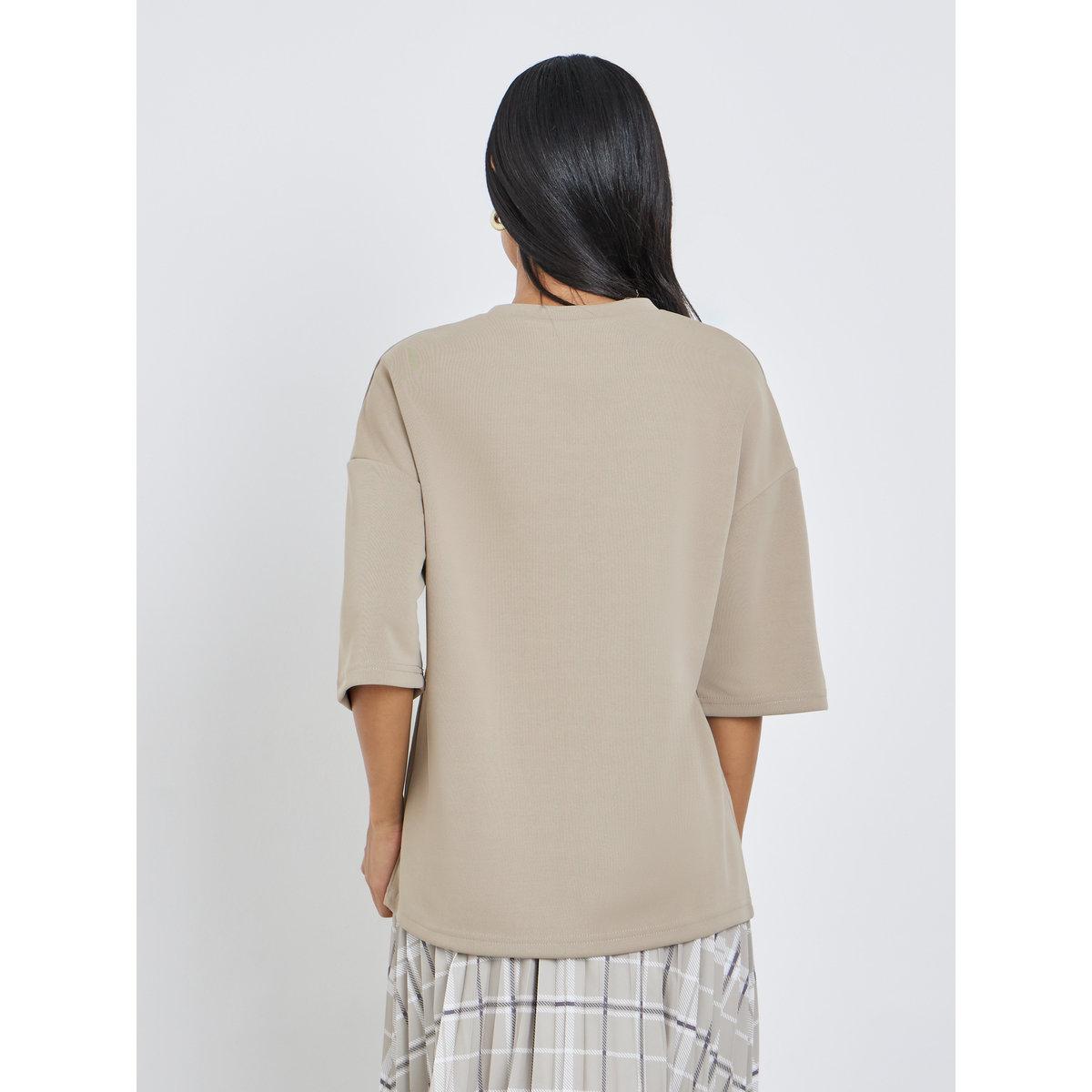Styli Solid Short Sleeve Oversized T-Shirt-women-clothing-tshirts-image-6