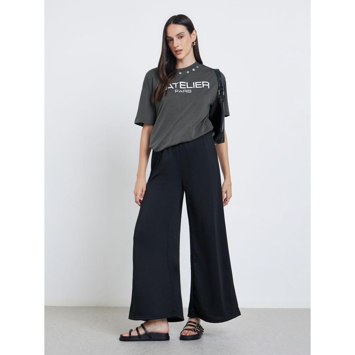 تيشيرت فضفاض بتفاصيل مُنمقة-women-clothing-tshirts-image-2