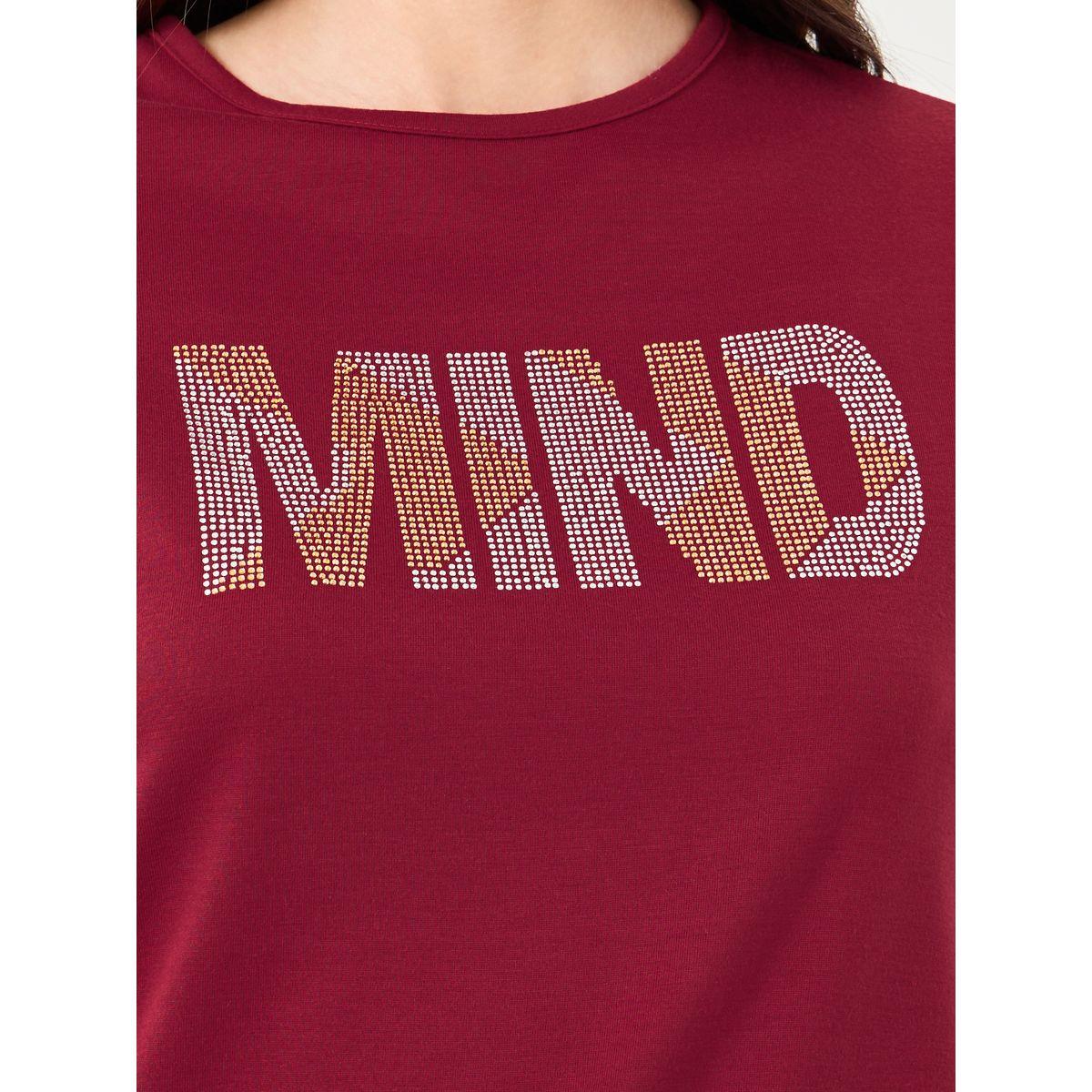 Styli Women Red Slogan Print T-Shirt-women-clothing-tshirts-image-3