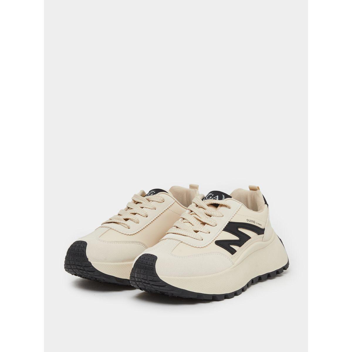 Styli Chunky Sole Lace Up Sneakers-women-shoes-sneakers-image-2