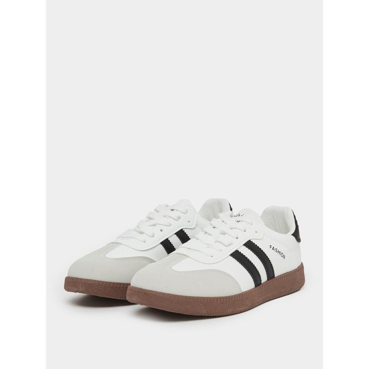 حذاء سنيكرز مخطط بأربطة للإغلاق-women-shoes-sneakers-image-2