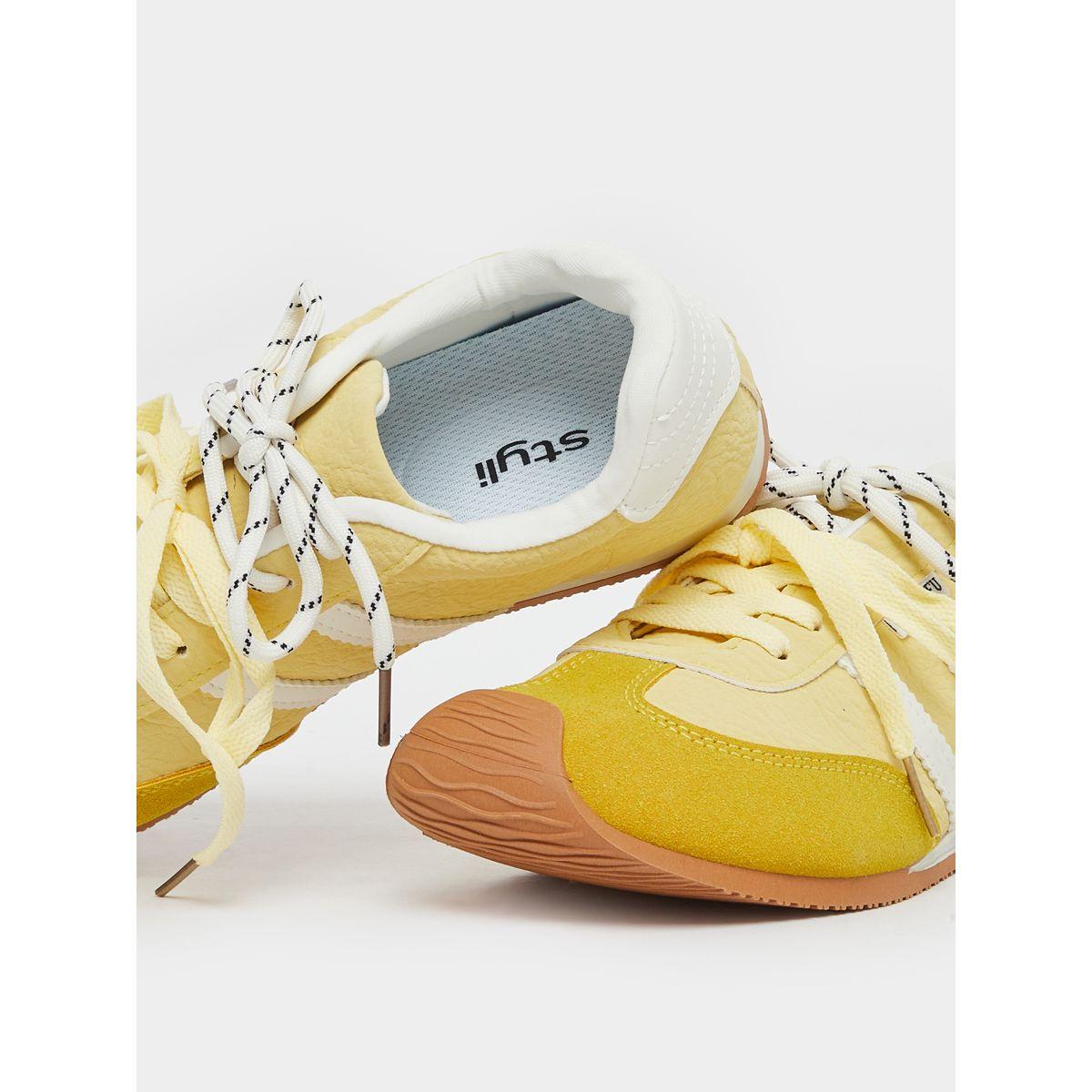 Styli Striped Lace Up Sneakers-women-shoes-sneakers-image-3