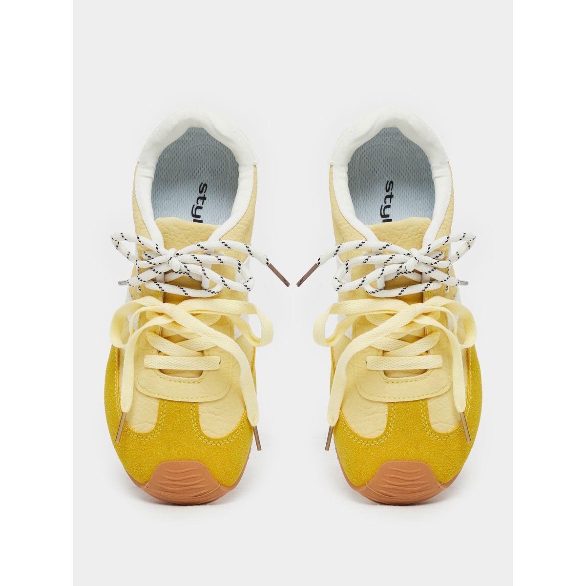 Styli Striped Lace Up Sneakers-women-shoes-sneakers-image-5