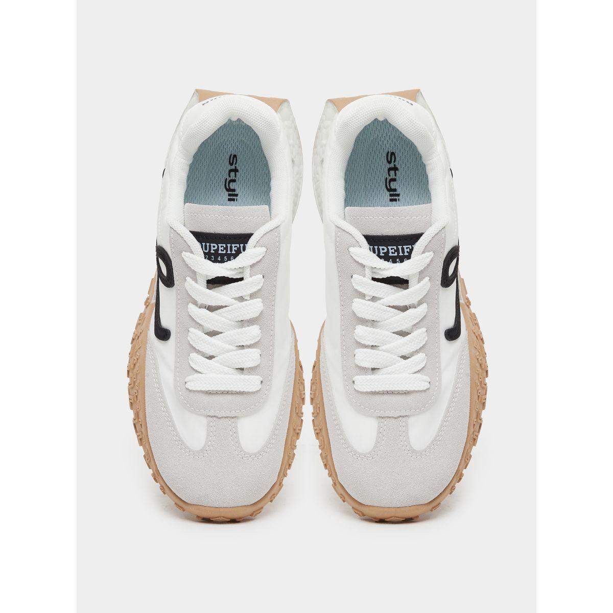 Styli Color Block Lace Up Sneakers-women-shoes-sneakers-image-5