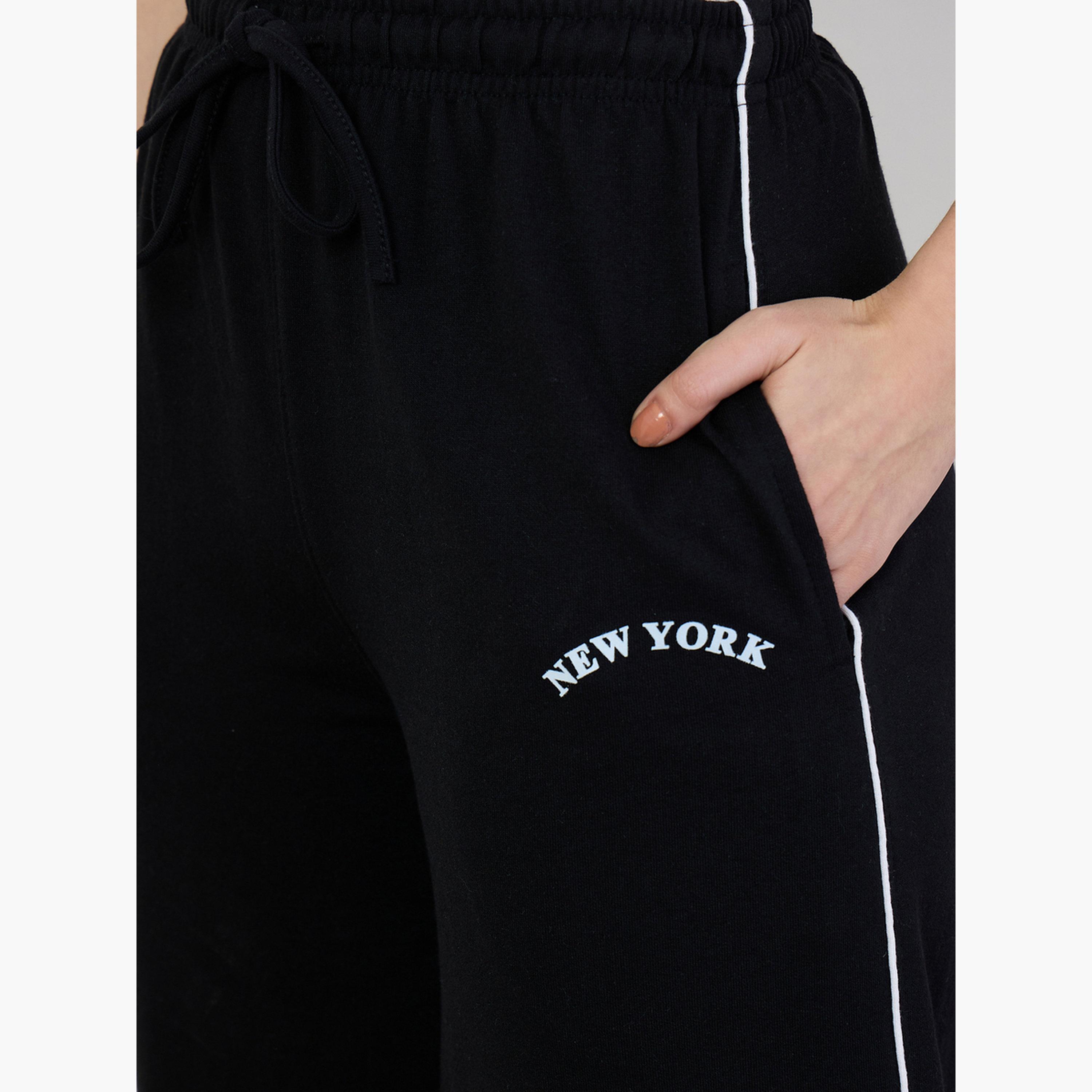 جوغر قطني بأرجل واسعة-women-clothing-bottoms-joggers-image-4
