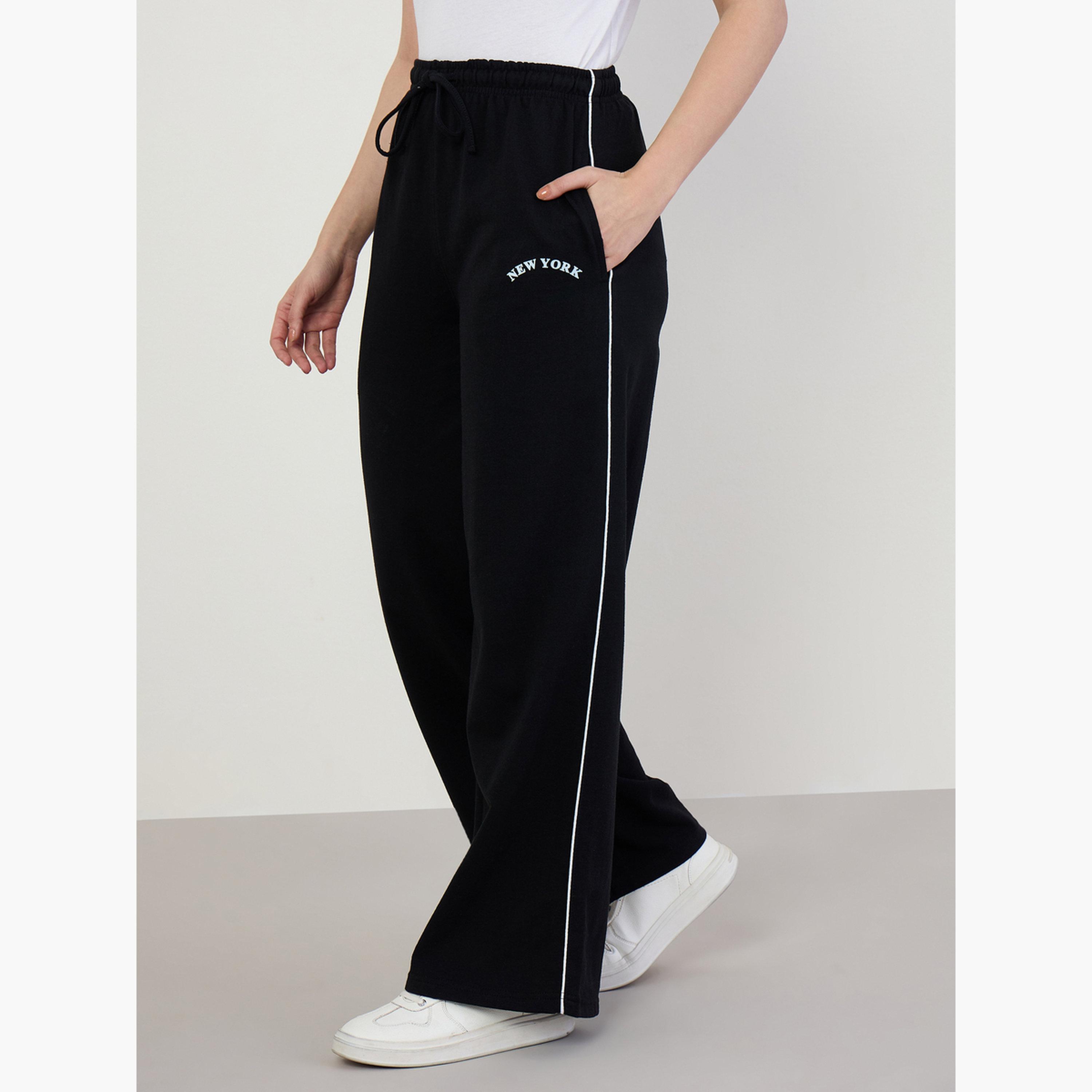 جوغر قطني بأرجل واسعة-women-clothing-bottoms-joggers-image-6