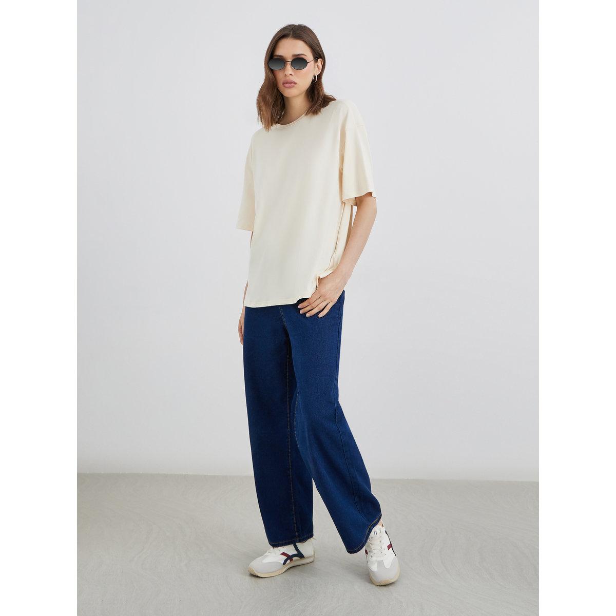 تيشيرت فضفاض بطبعة جرافيك-women-clothing-tshirts-image-2