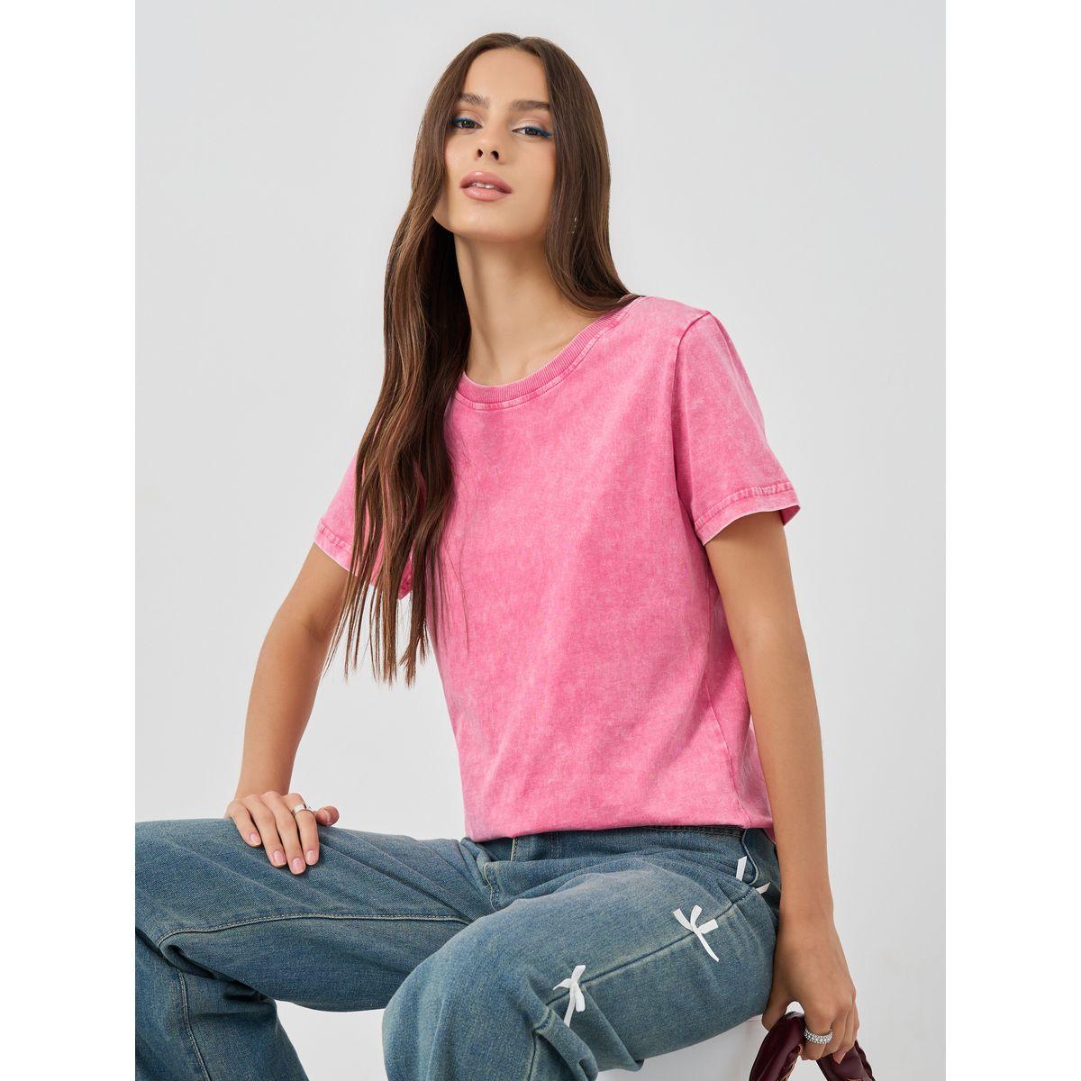 تيشيرت سادة بأكمام قصيرة-women-clothing-tshirts-image-1