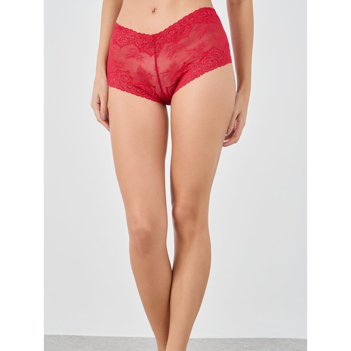 مجموعة من 4 سراويل داخلية بتفاصيل دانتيل-women-clothing-lingerie-panties-image-6