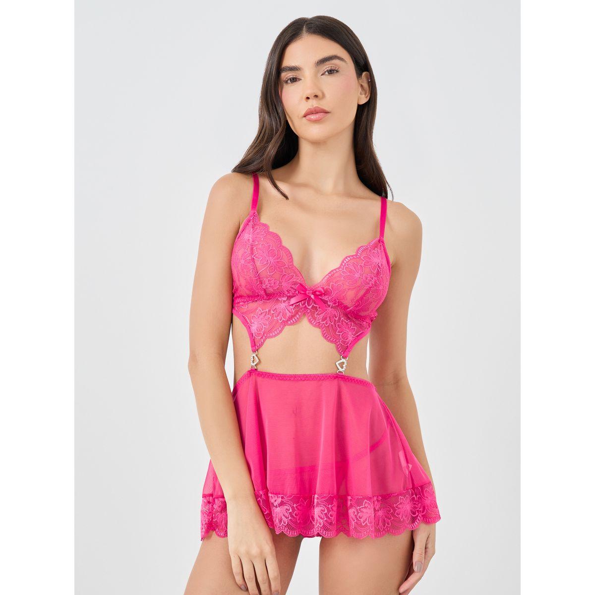 Styli Lace Bralette Top with Skirt and Briefs Set-women-clothing-lingerie-lingeriesets-image-1
