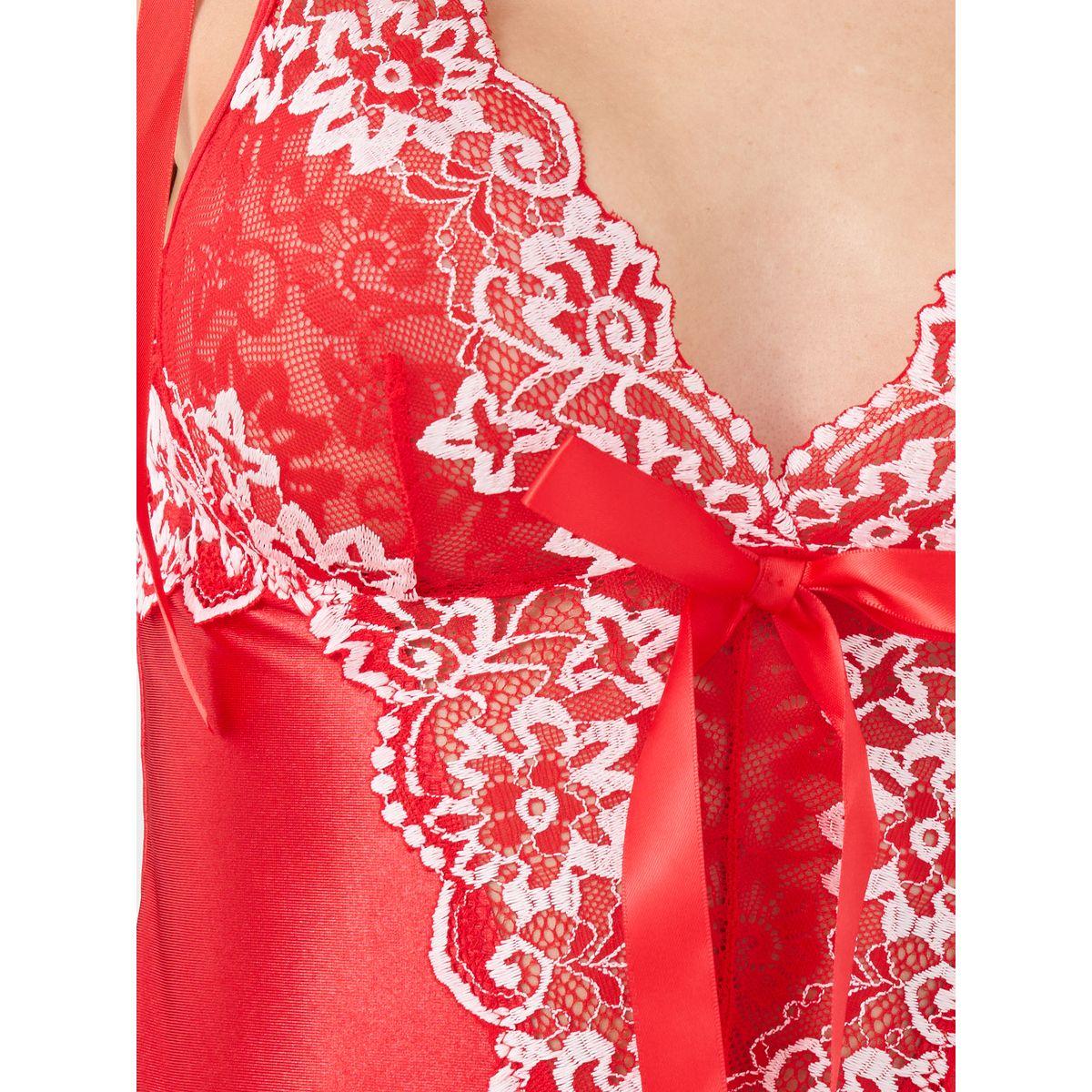بودي سوت مُطرّز بزهور ودانتيل مع ربطة فيونكة-women-clothing-lingerie-corsets-image-3