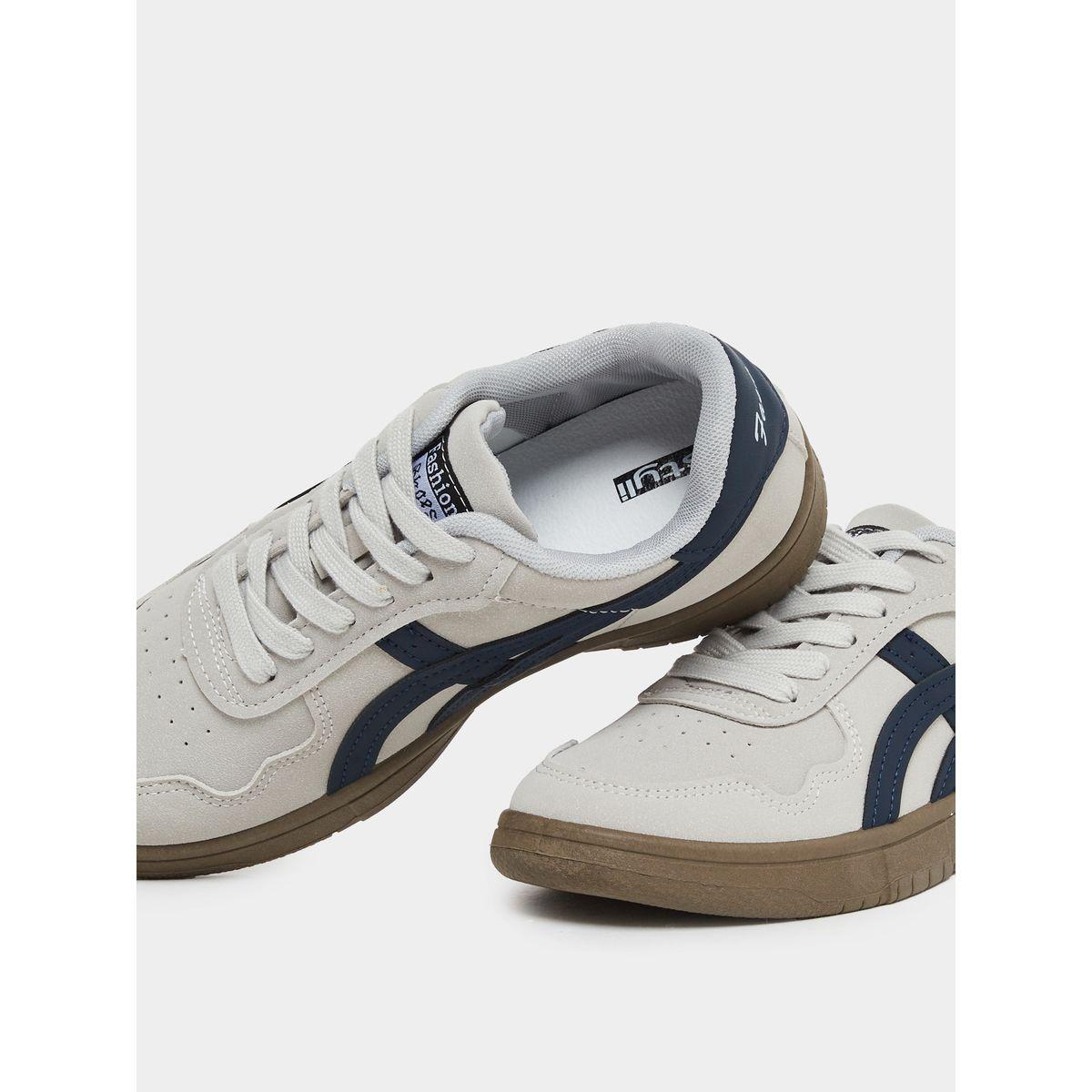 حذاء سنيكرز بتفاصيل خطوط جانبية-women-shoes-sneakers-image-3