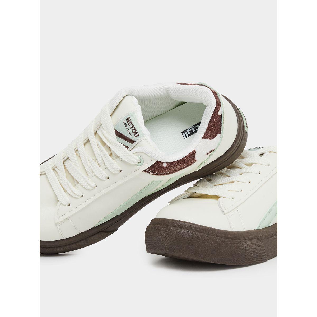 Styli Contrast Sole Lace Up Sneakers-women-shoes-sneakers-image-3