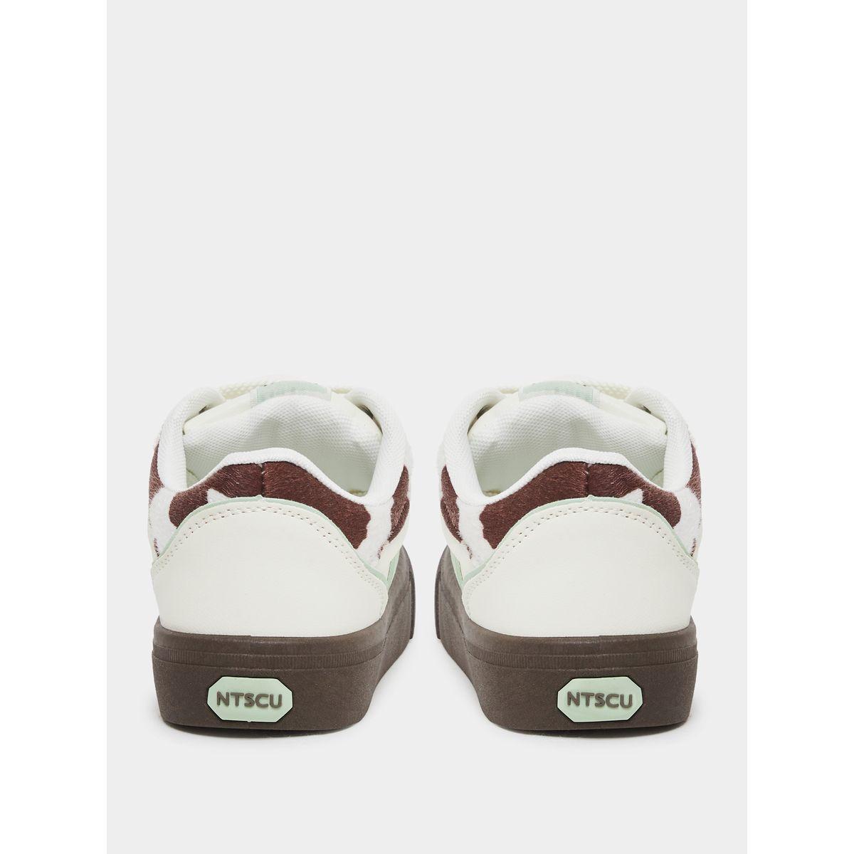 Styli Contrast Sole Lace Up Sneakers-women-shoes-sneakers-image-4
