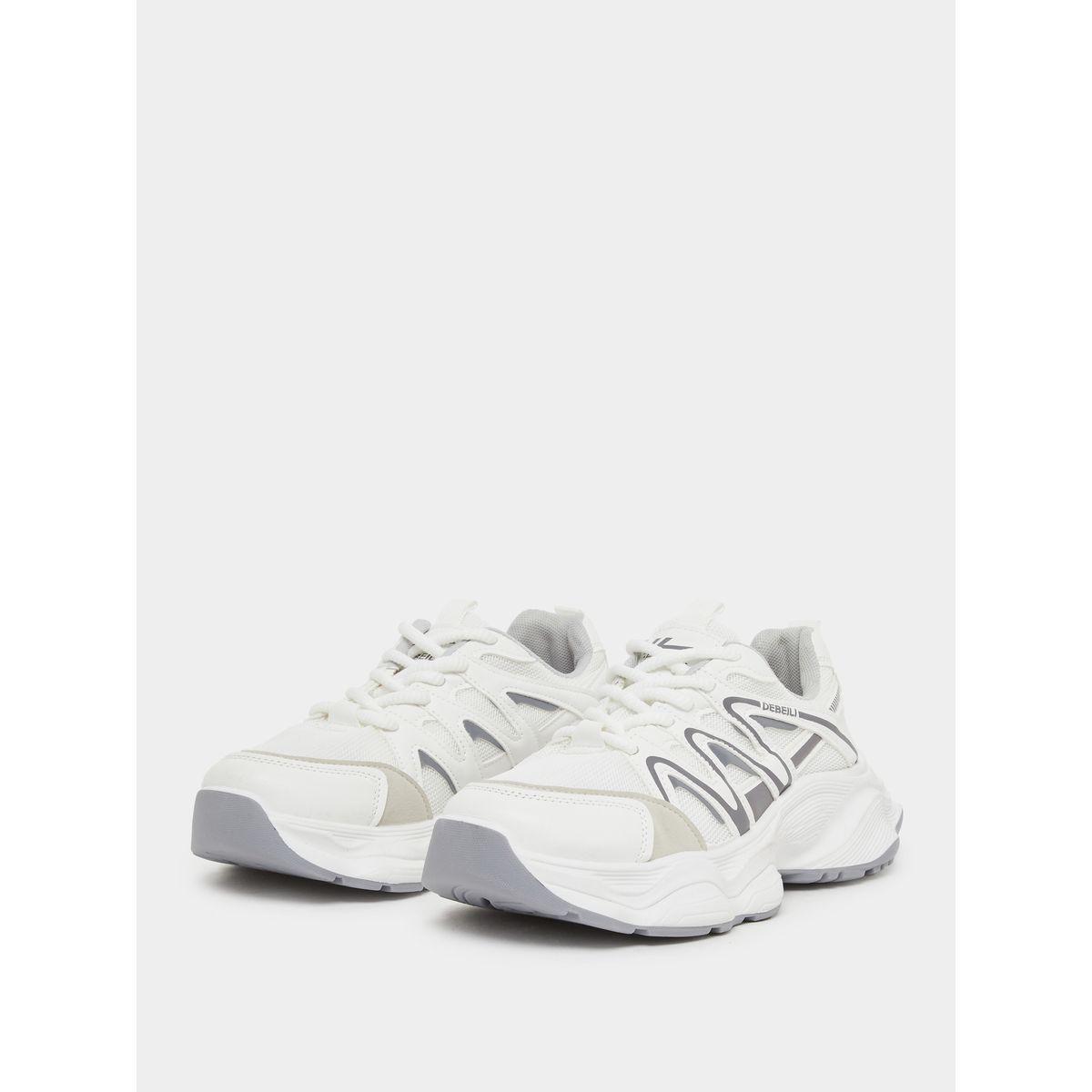 Styli Quilted Side Lace Up Sneakers-women-shoes-sneakers-image-2