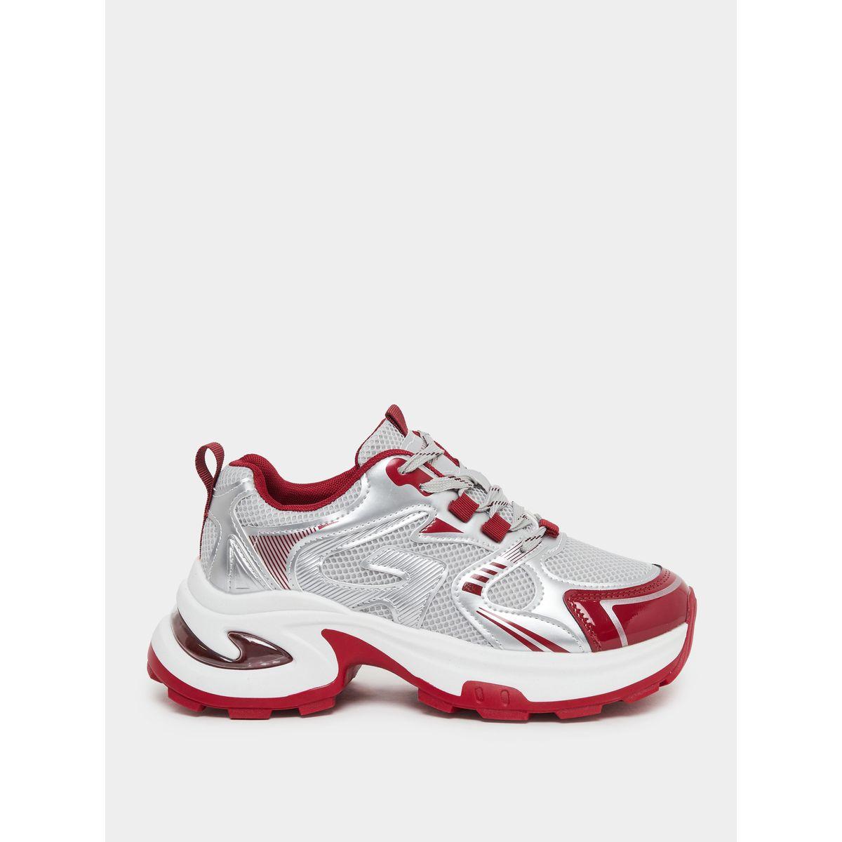 Styli Metallic Insert Chunky Sole Sneakers-women-shoes-sneakers-image-1
