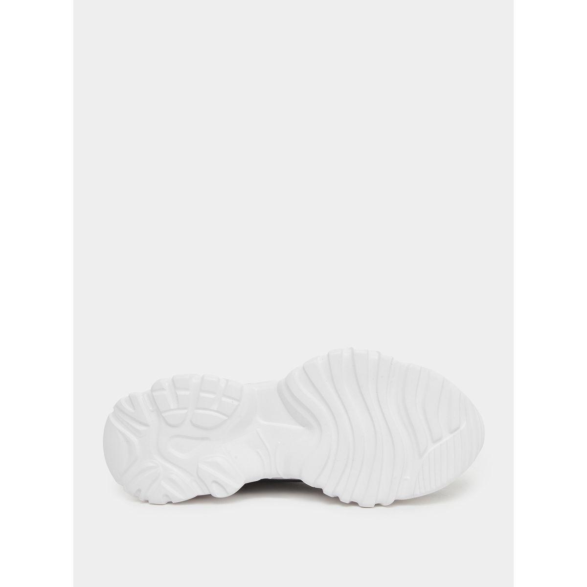 Styli Embroidered Lace Up Chunky Sole Sneakers-women-shoes-sneakers-image-6