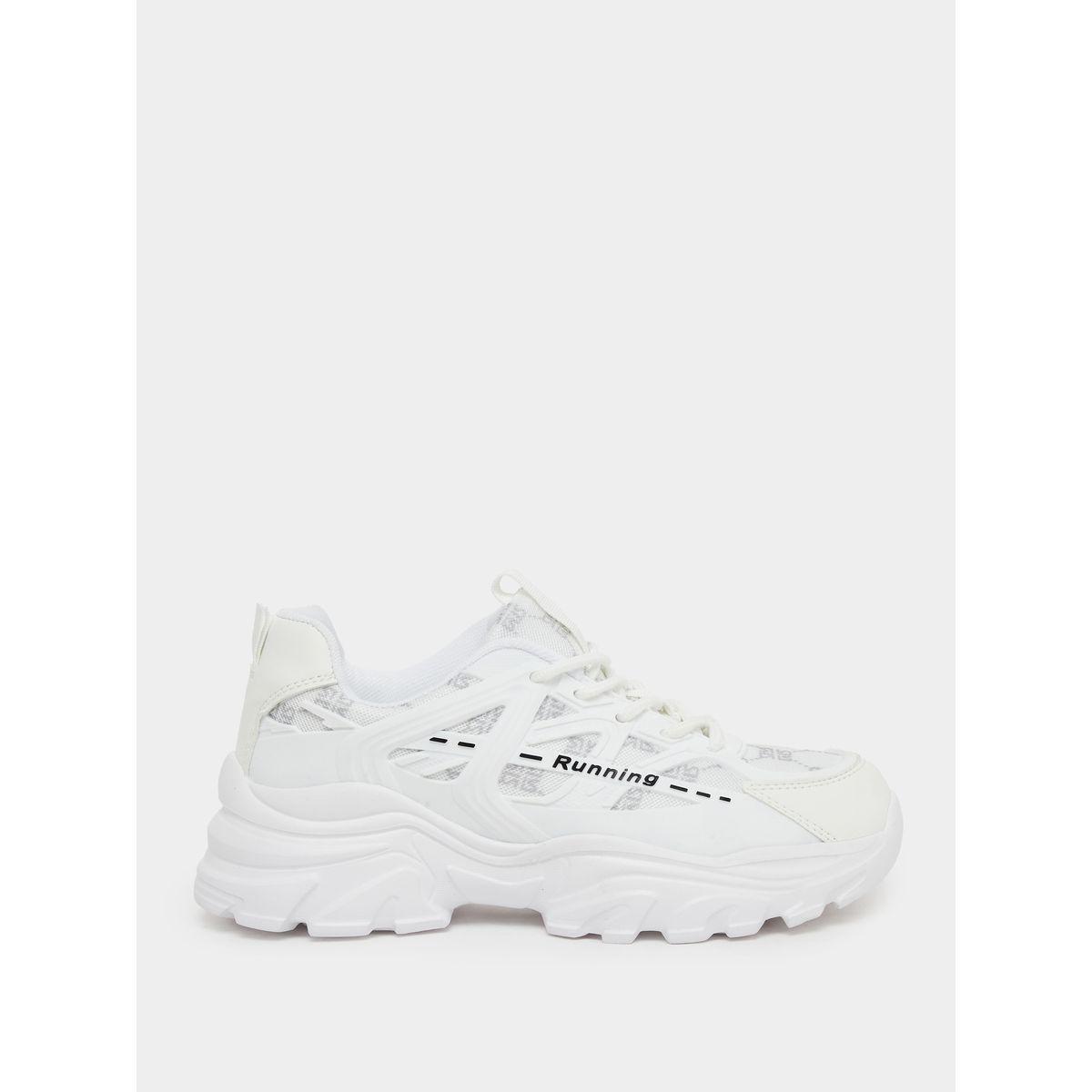 حذاء سنيكرز بنعل شانكي مع تفاصيل بارزة الملمس-women-shoes-sneakers-image-1