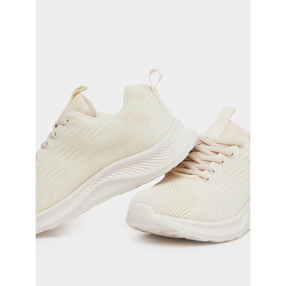 Styli Knitted Lace Up Sneakers-women-shoes-sneakers-image-3