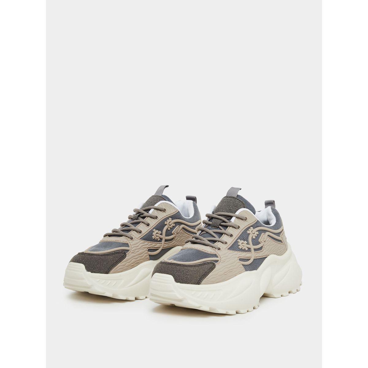 Styli Chunky Sole Side Pattern Sneakers-women-shoes-sneakers-image-2