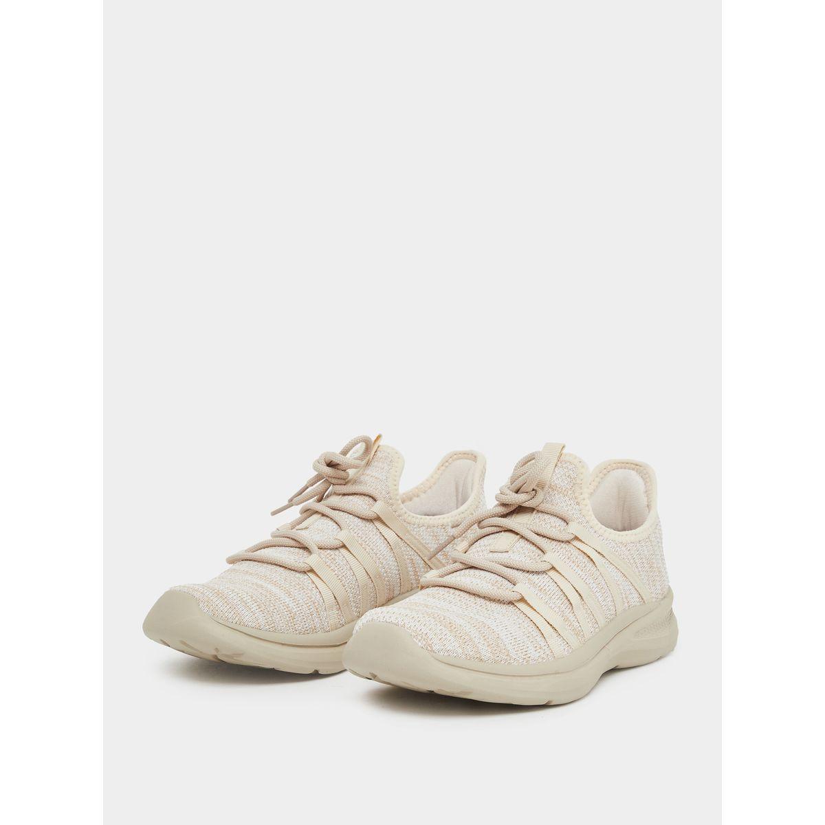 Styli Melange Print Lace Up Sneakers-women-shoes-sneakers-image-2