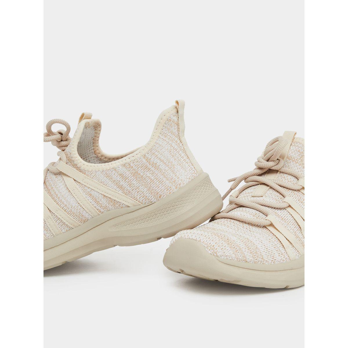 Styli Melange Print Lace Up Sneakers-women-shoes-sneakers-image-3