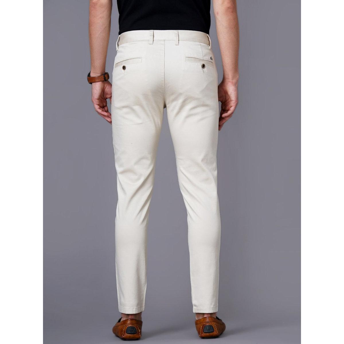 British Club Men Cream Sim Fit Flat-Front Chinos-men-clothing-bottoms-trousersandchinos-trousers-image-2