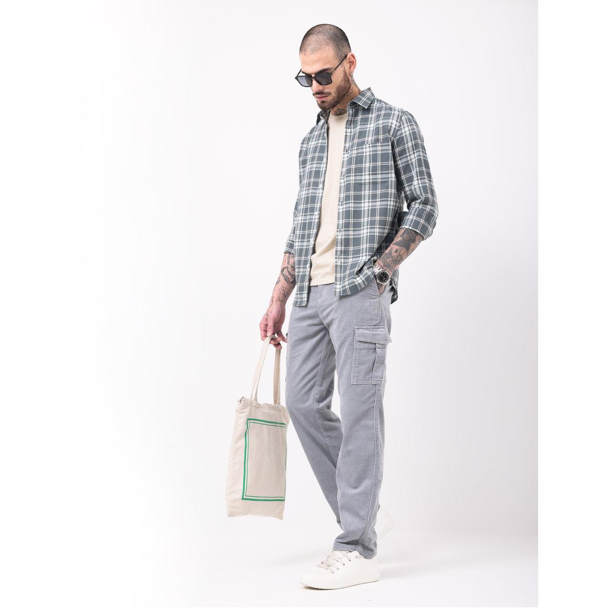 بنطال كارجو بقصة أرجل مستقيمة-men-clothing-bottoms-trousersandchinos-trousers-image-4
