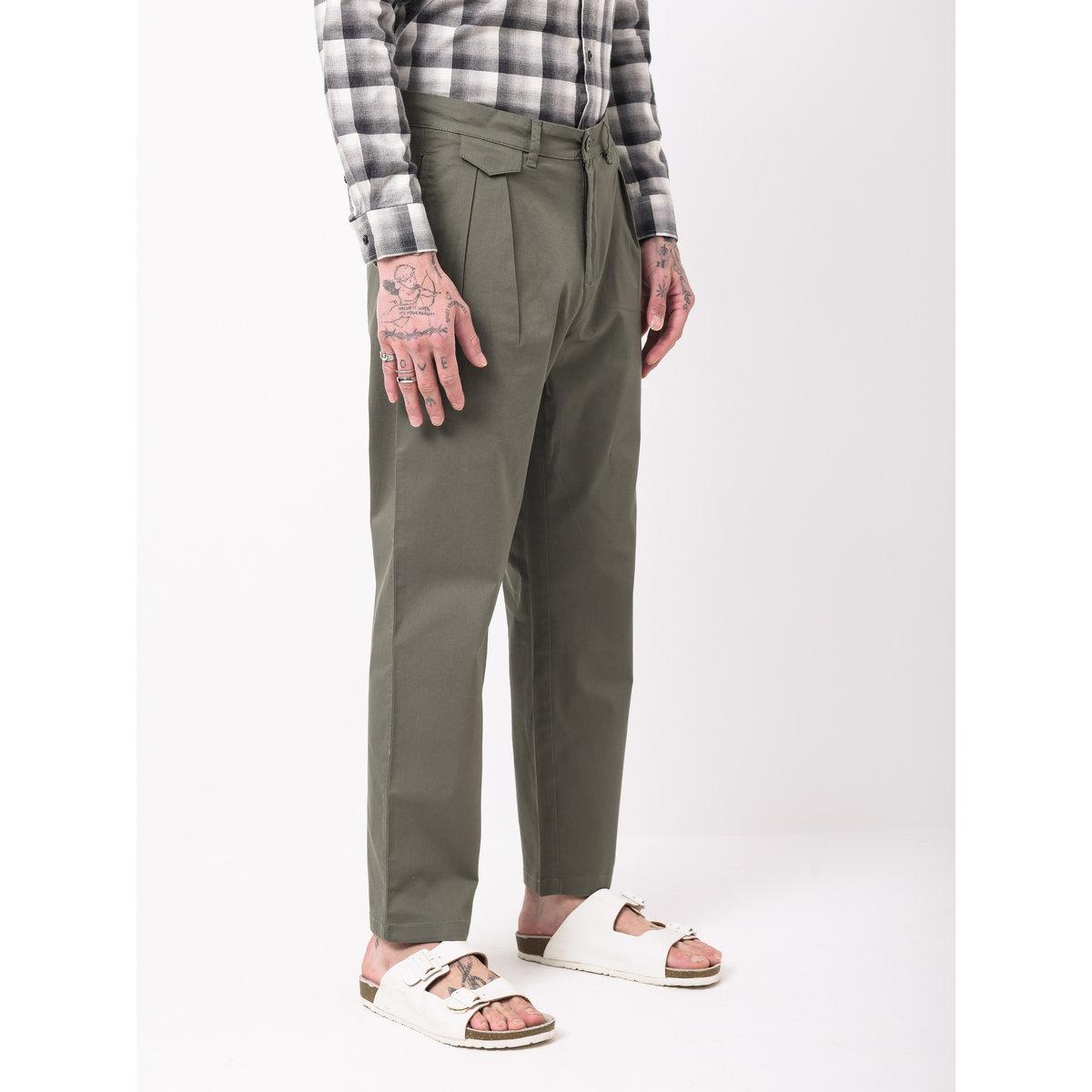 بنطال بقصة أرجل مستقيمة مع تفاصيل كسرات-men-clothing-bottoms-trousersandchinos-trousers-image-6