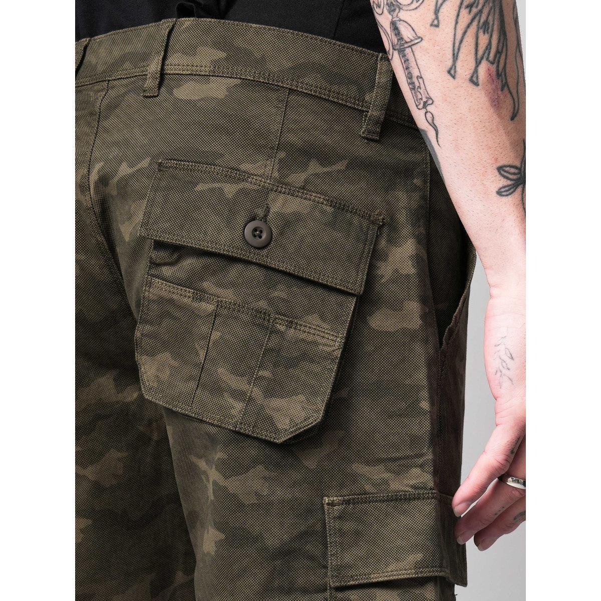 British Club Men Olive Camouflage Print Regular Fit Shorts-men-clothing-bottoms-shorts-image-7