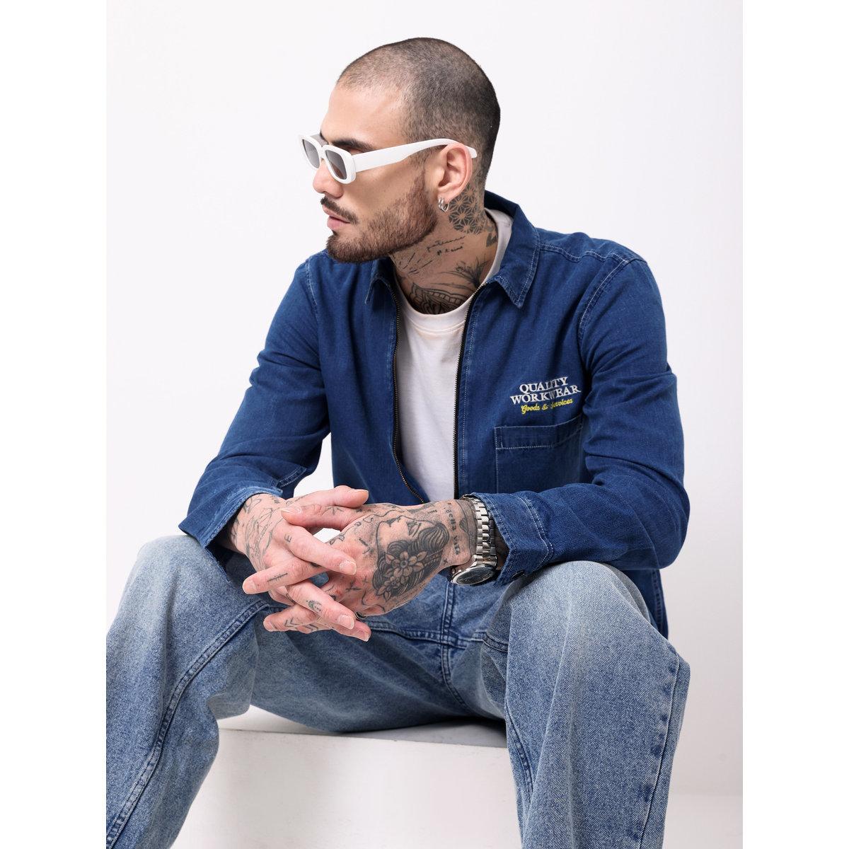 British Club Regular Fit Zip Front Denim Jacket-men-clothing-jacketsandblazers-jackets-image-1