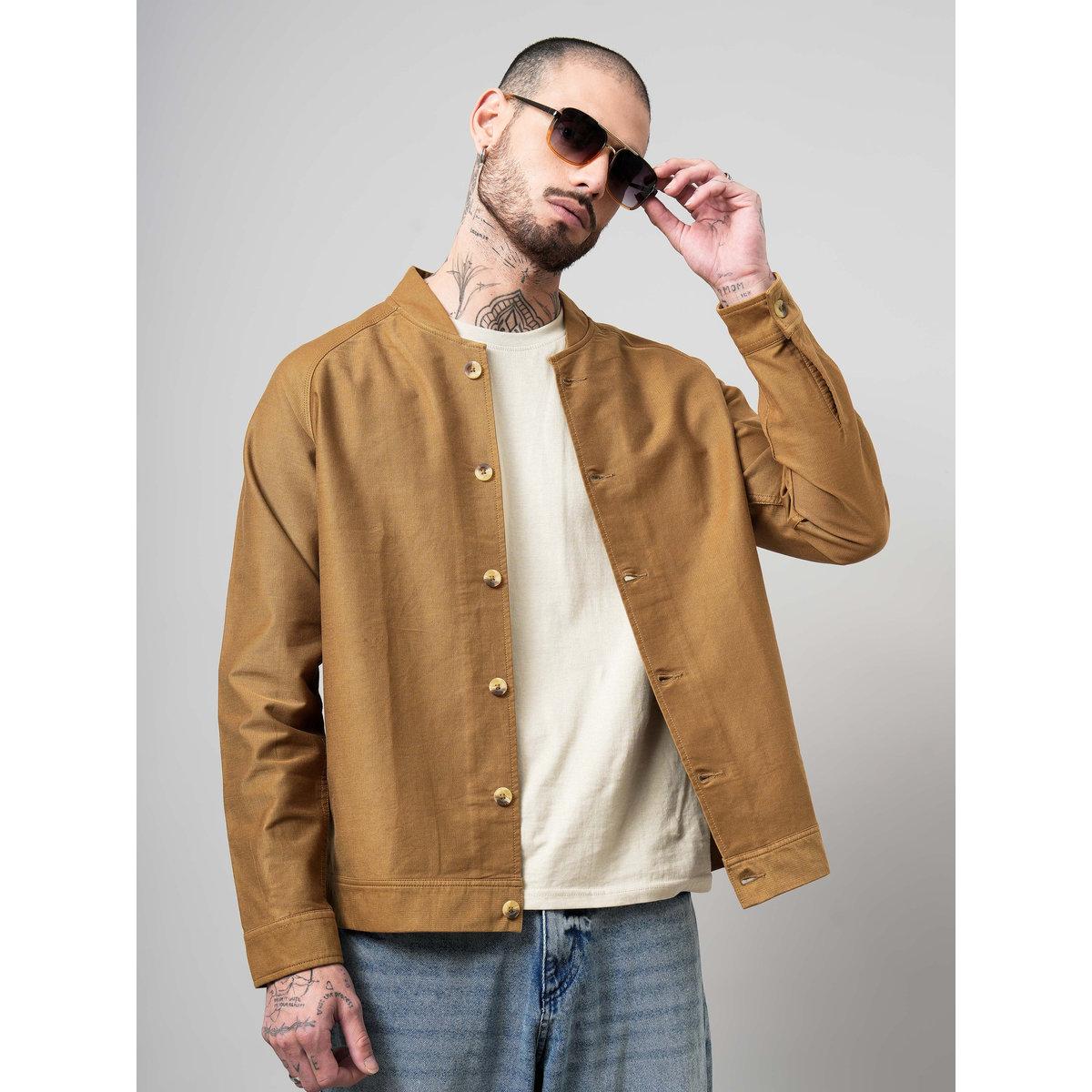 British Club Regular Fit Bomber Jacket with Insert Pockets-men-clothing-jacketsandblazers-jackets-image-1