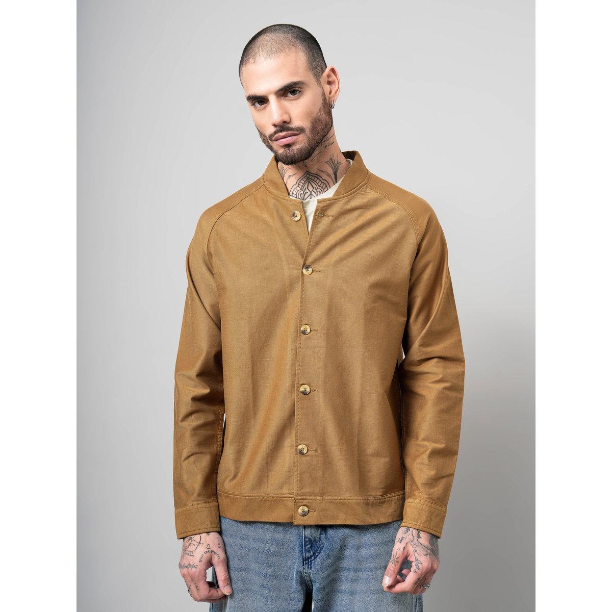 British Club Regular Fit Bomber Jacket with Insert Pockets-men-clothing-jacketsandblazers-jackets-image-2