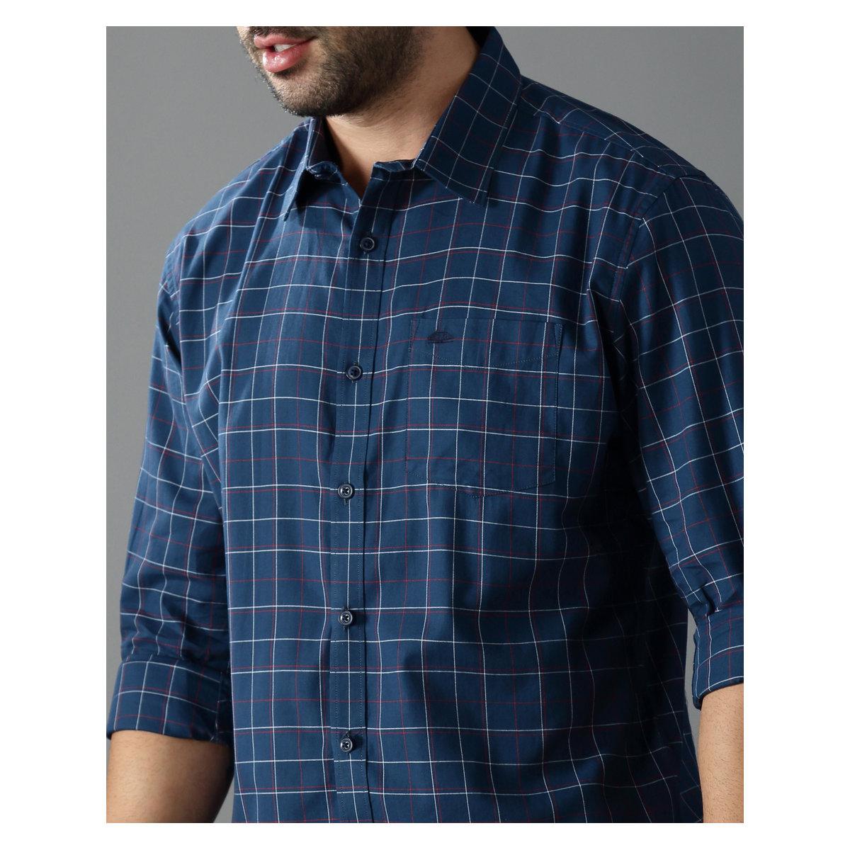 British Club Checked Print Slim Fit Long Sleeve Shirt-men-clothing-shirts-image-6
