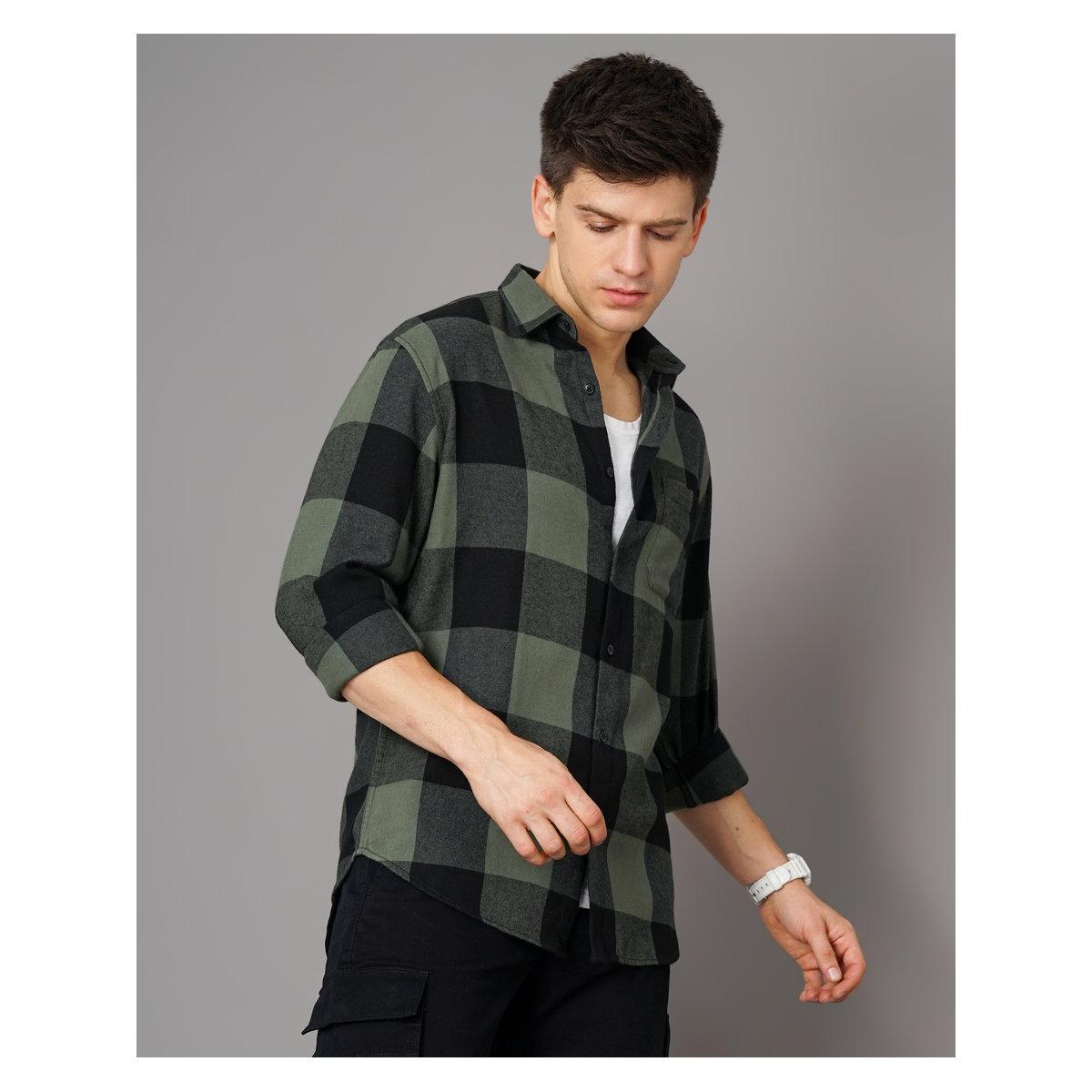 British Club Checked Print Slim Fit Long Sleeve Shirt-men-clothing-shirts-image-8