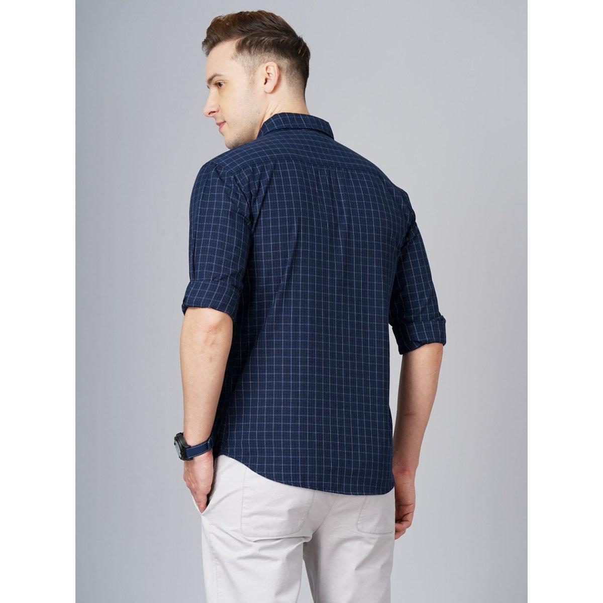 قميص بقصة سليم فت وياقة سبريد-men-clothing-shirts-image-5