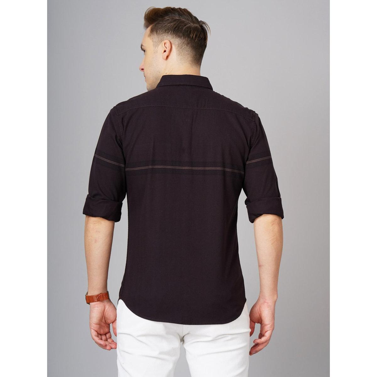 British Club Solid Spread Collar Slim Fit Shirt-men-clothing-shirts-image-3