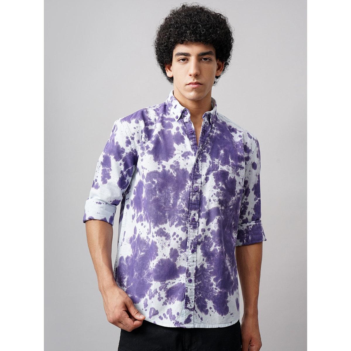 British Club Printed Regular Fit Cotton Shirt-men-clothing-shirts-image-1